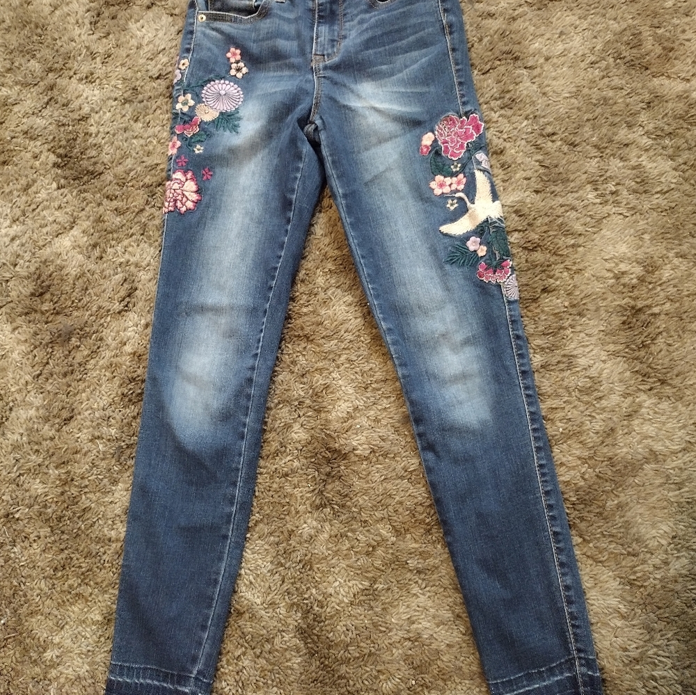 Aeropostale Jeans size 0 Embroidered